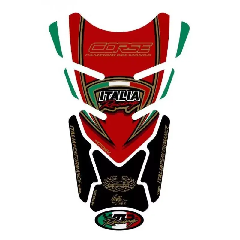 Motografix 3D Gel Tank Pad Protector TD010RE passend für Ducati Corse V90° Neuheit