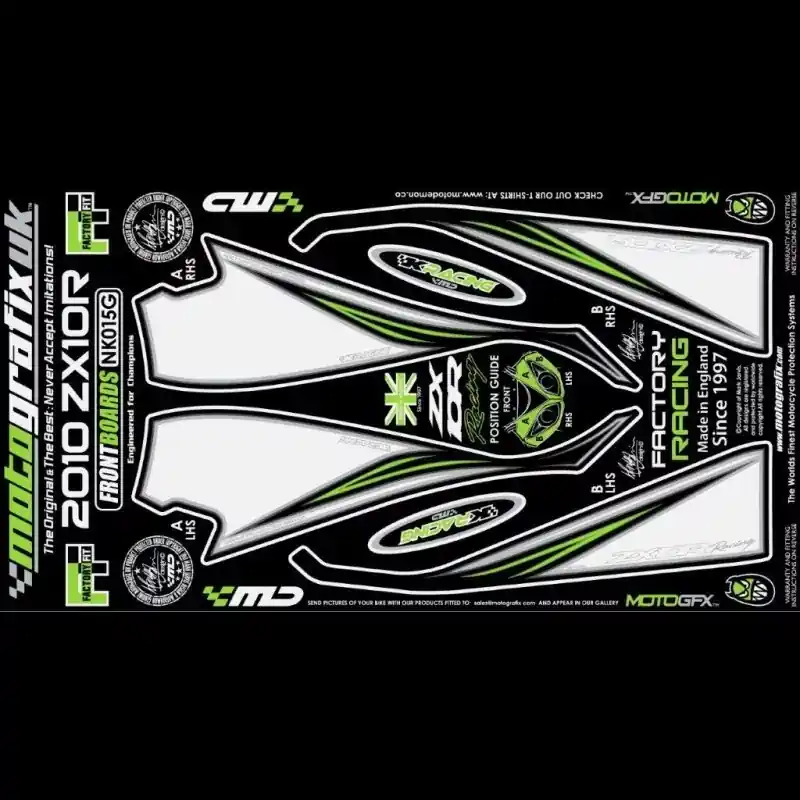 Beliebt Motografix Steinschlagschutz passend für Kawasaki ZX-10 R 2008-2010