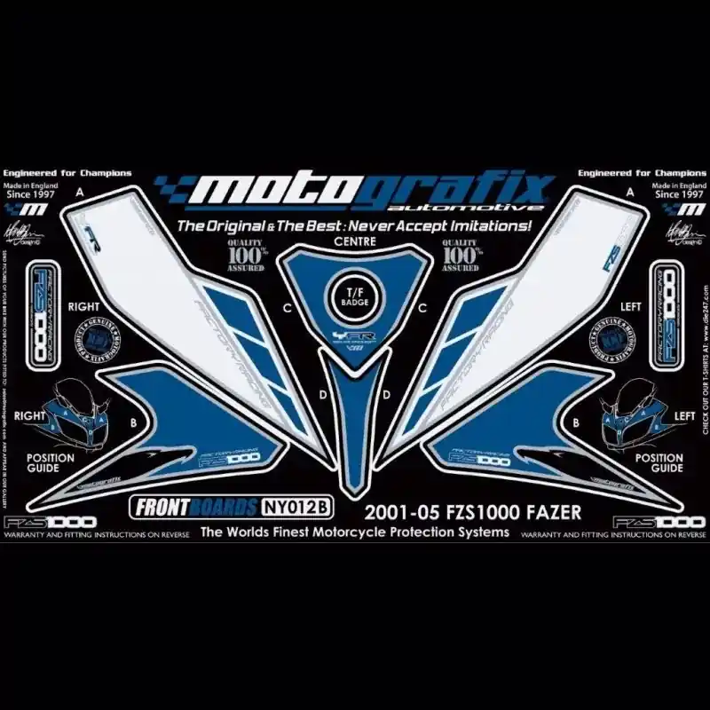 Motografix Steinschlagschutz passend für Yamaha FZS 1000 Fazer 01-05 Mega-Angebot