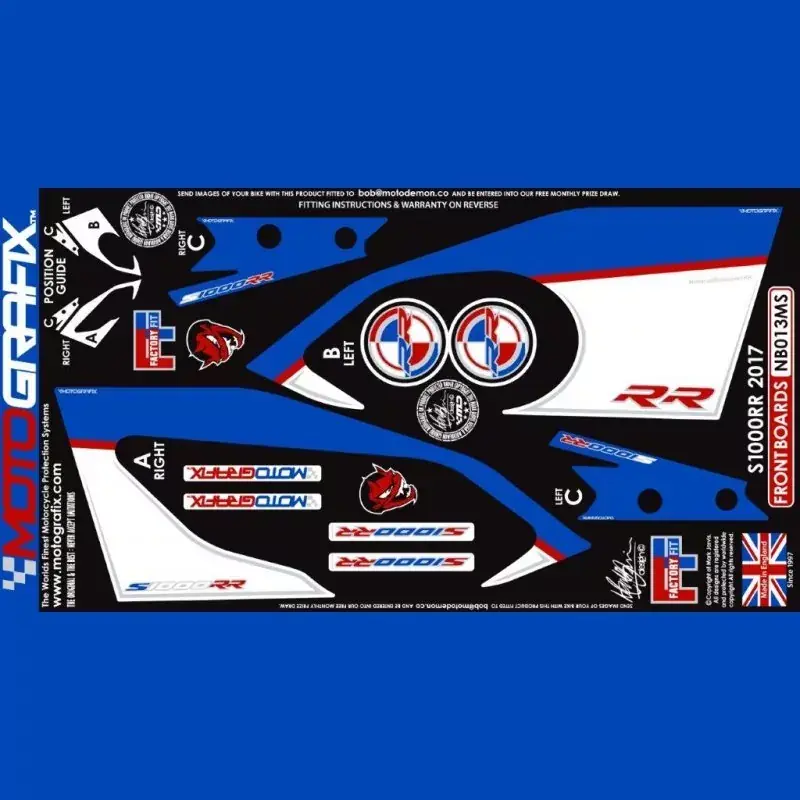 Sale Motografix Steinschlagschutz passend für BMW S 1000 RR 2017-2018