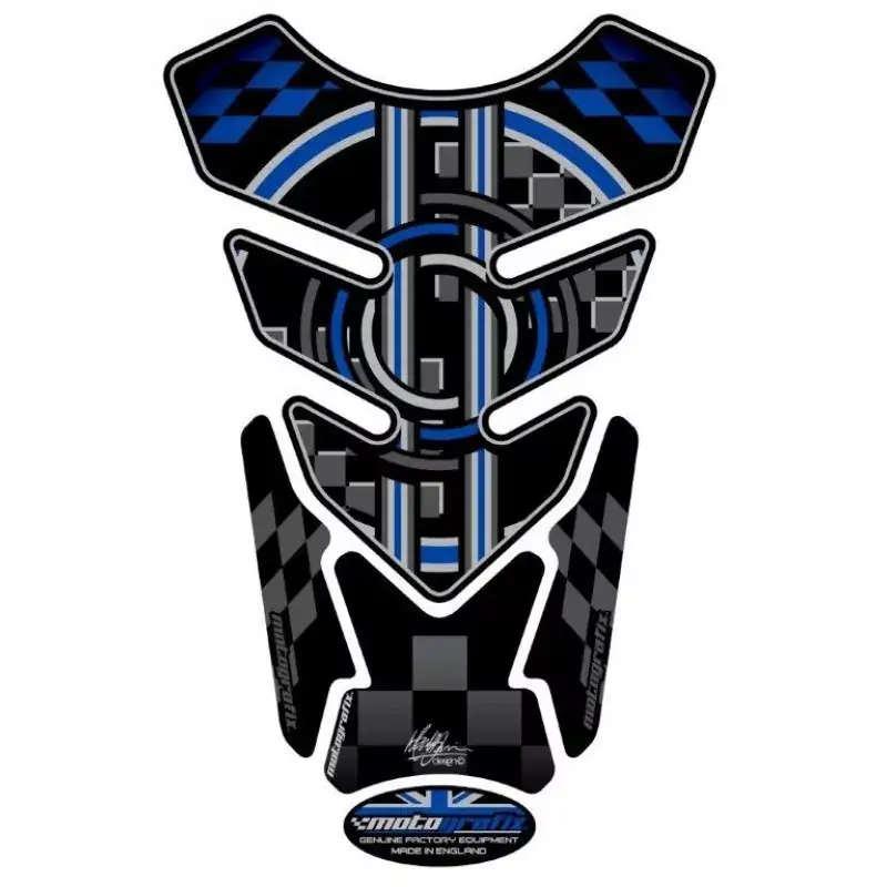 Motografix 3D Gel Tankpad Black/Blue universal Rabatt