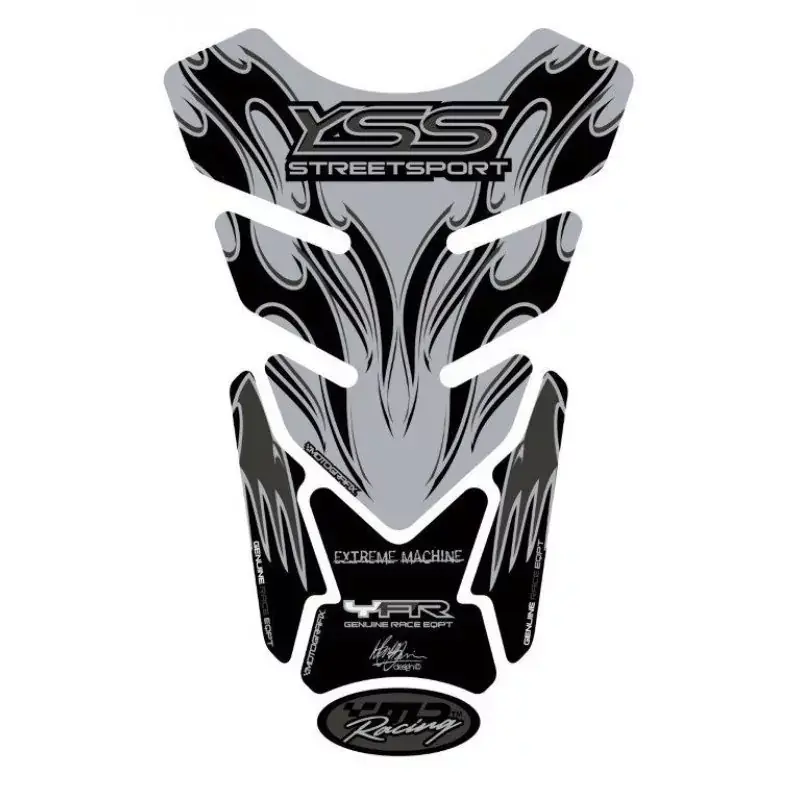 Motografix Yamaha Streetsport Black 3D Gel Tank Pad Protector Gratis Versand