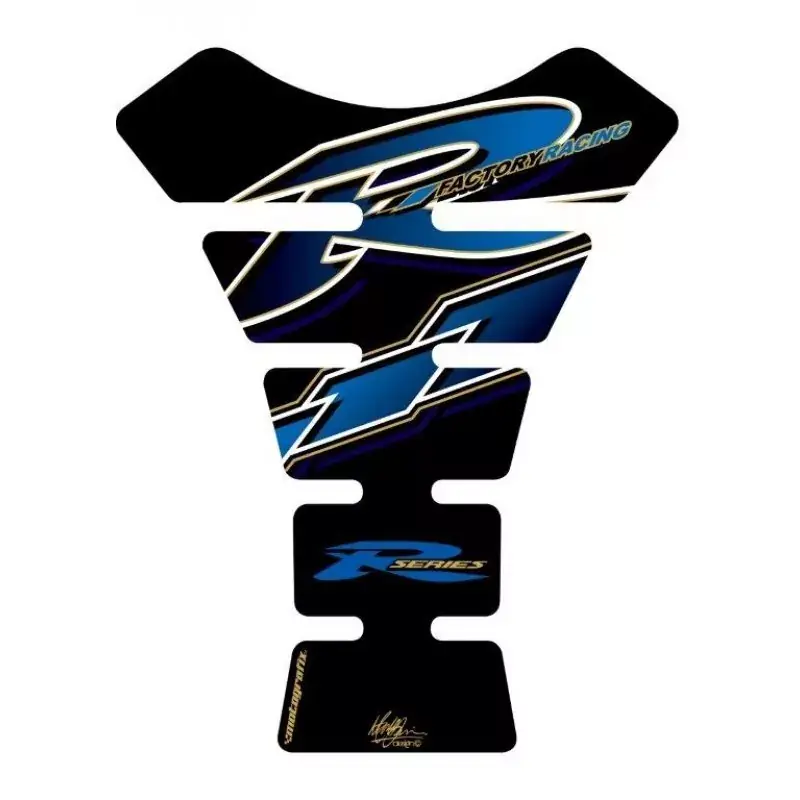 Echt Motografix 3D Gel Tank Pad Protector TY003KB passend für Yamaha YZF R6 / R1 / R25 / R3