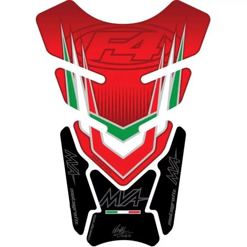 Motografix 3D Gel Tank Pad Protector passend für MV Agusta F4 Letzte Chance