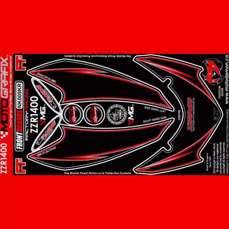 Markenprodukt Motografix Steinschlagschutz vorn passend für Kawasaki ZZR 1400