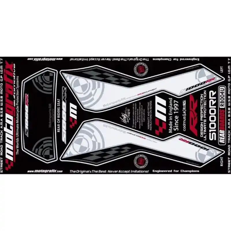 Preisknaller Motografix Steinschlagschutz hinten passend für BMW S 1000 RR 2009-2011