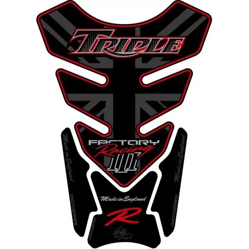 Echt Motografix 3D Gel Tank Pad Protector TT014KR passend für Triumph Triple