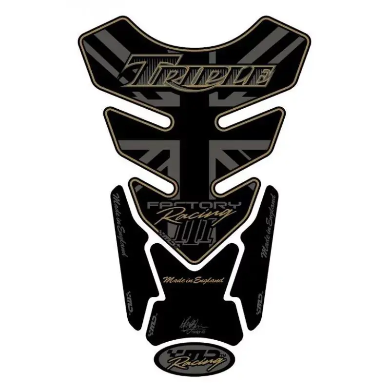 Motografix 3D Gel Tank Pad TT014KA passend für Triumph Triple Sonderangebot