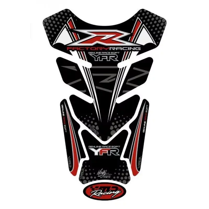 Geprüft Motografix 3D Gel Tank Pad passend für Yamaha YZF R6 / R1 / R25 / R3