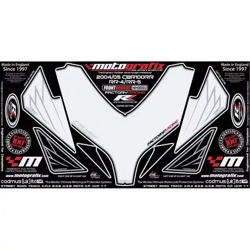 Neue Kollektion Motografix Steinschlagschutz vorn passend für Honda CBR 1000 RR 2004-2005