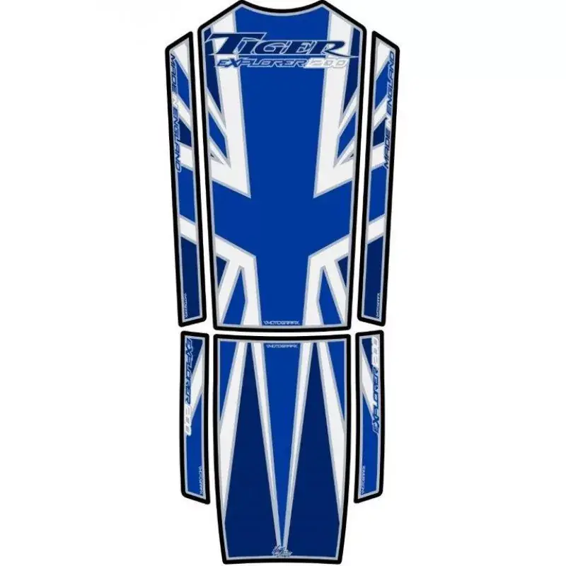 Motografix 3D Gel Tank Pad passend für Triumph Tiger Explorer 1200 Kostenfreie Lieferung