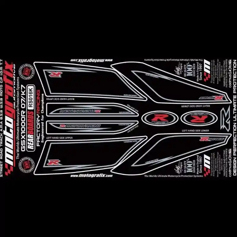 Motografix Steinschlagschutz hinten passend für Suzuki GSX-R 1000 2007-2008 Bestpreis