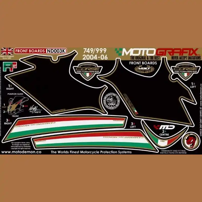 Motografix Steinschlagschutz passend für Ducati 749 / 999 (2005-2007) Jetzt Kaufen