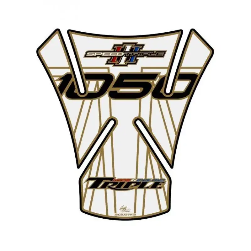 Motografix 3D Gel Tank Pad Protector passend für Triumph Speed Triple 1050 TT017W1 Preisknaller