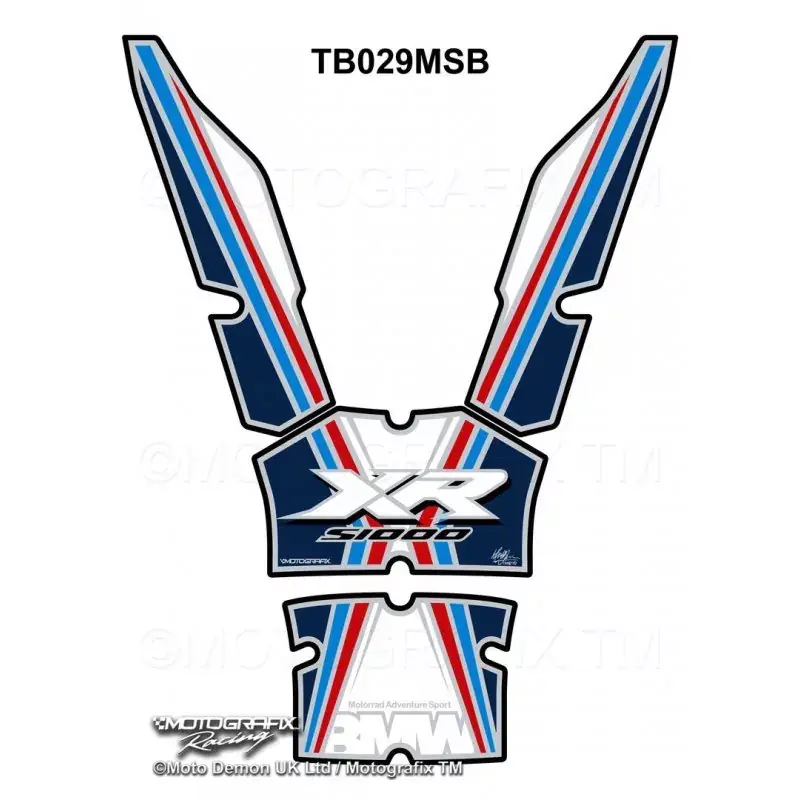 Saisonangebot Motografix 3D Gel Tank Pad Protector passend für BMW S 1000 XR