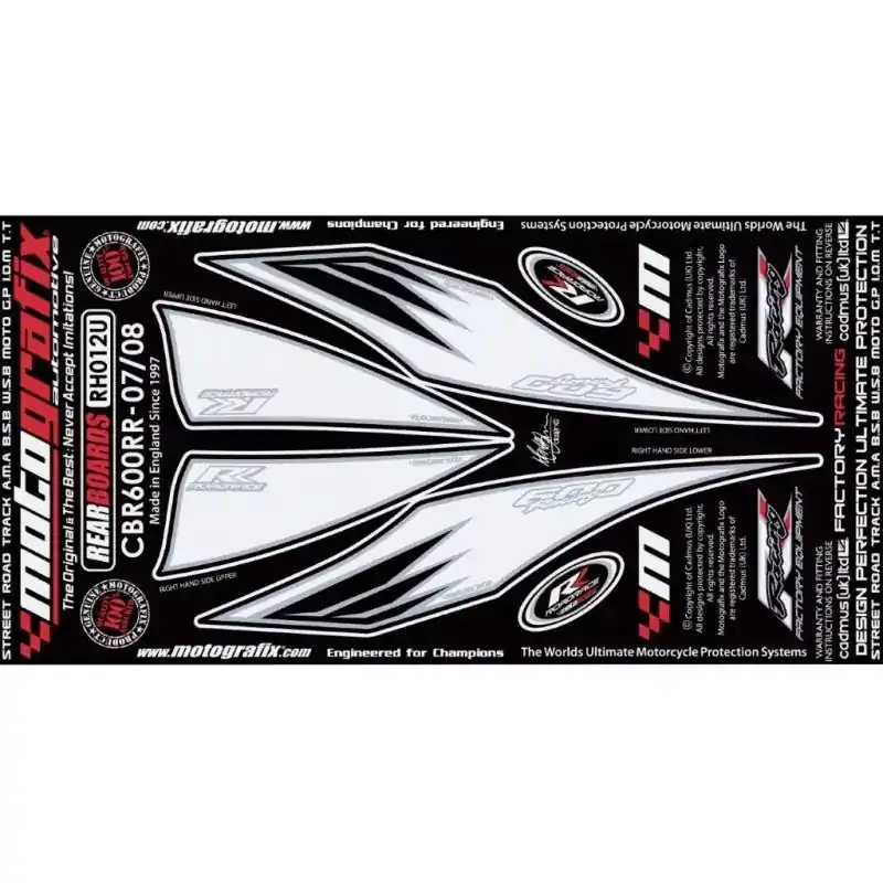 Sale Motografix Steinschlagschutz hinten passend für Honda CBR 600 RR 2007-2012