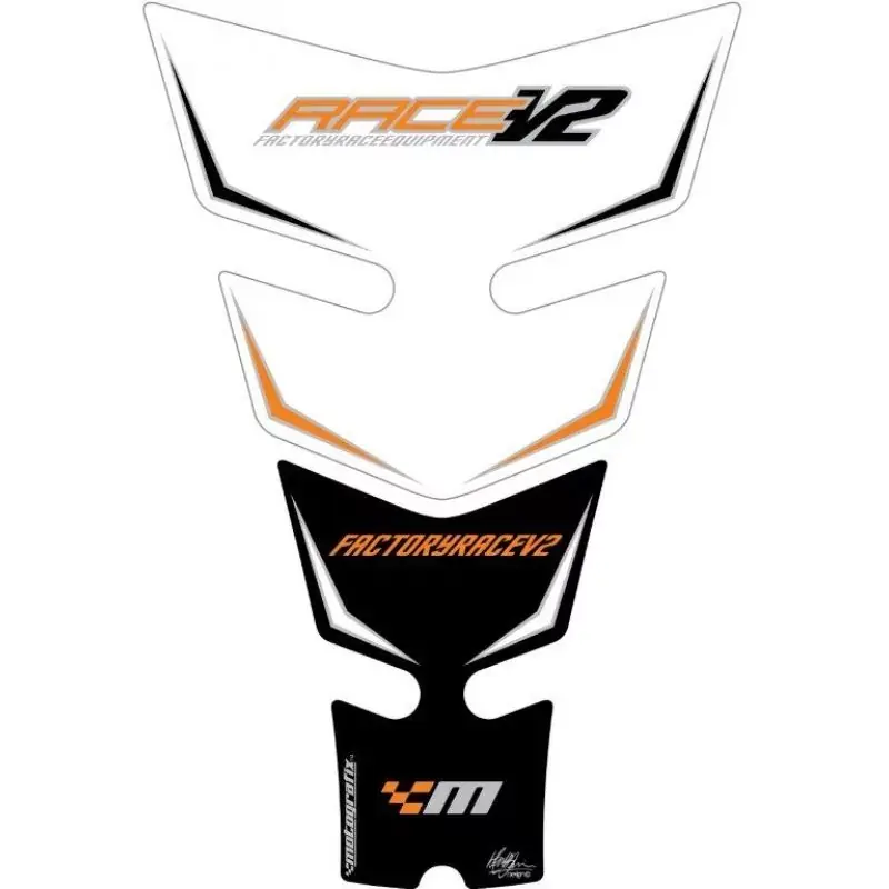 Motografix KTM Race V2 White Factory 3D Gel Tankpad Protector Bestpreis