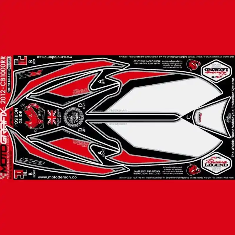 Motografix Steinschlagschutz passend für Honda CBR 1000 RR 2012–2016 Must-Have