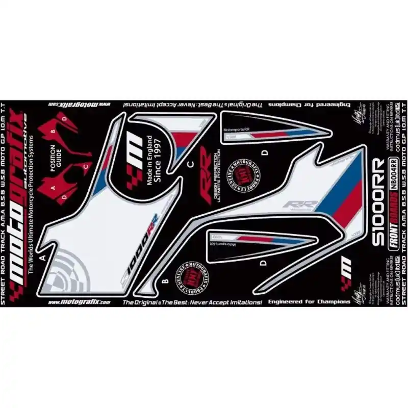 Jetzt Kaufen Motografix Steinschlagschutz vorn passend für BMW S 1000 RR 2009-2011
