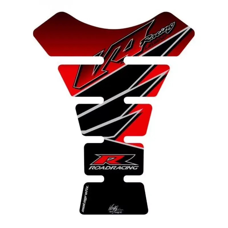 Kostenloser Rückversand Motografix 3D Gel Tankpad Road Racing Red passend für Honda V4