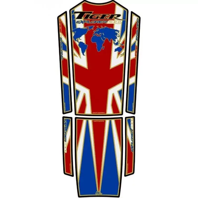 Motografix 3D Gel Tank Pad passend für Triumph Tiger Explorer 1200 Mega-Angebot
