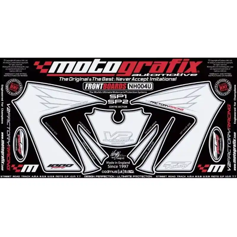 Geprüft Motografix Steinschlagschutz vorn passend für Honda VTR 1000 SP1 / SP2