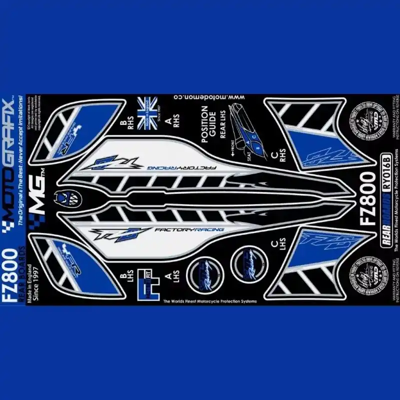 Motografix Steinschlagschutz hinten passend für Yamaha FZ 8 2010- Nur Heute