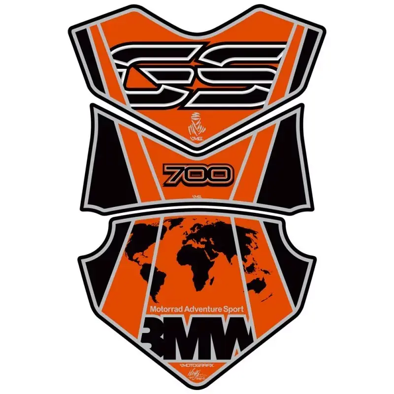Echt Motografix 3D Gel Tank Pad Protector passend für BMW F 700 GS 2013