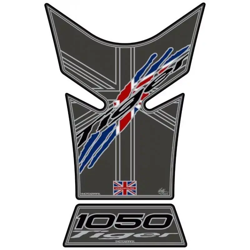 Motografix 3D Gel Tank Pad Protector TT030E passend für Triumph Tiger 1050 Beliebt