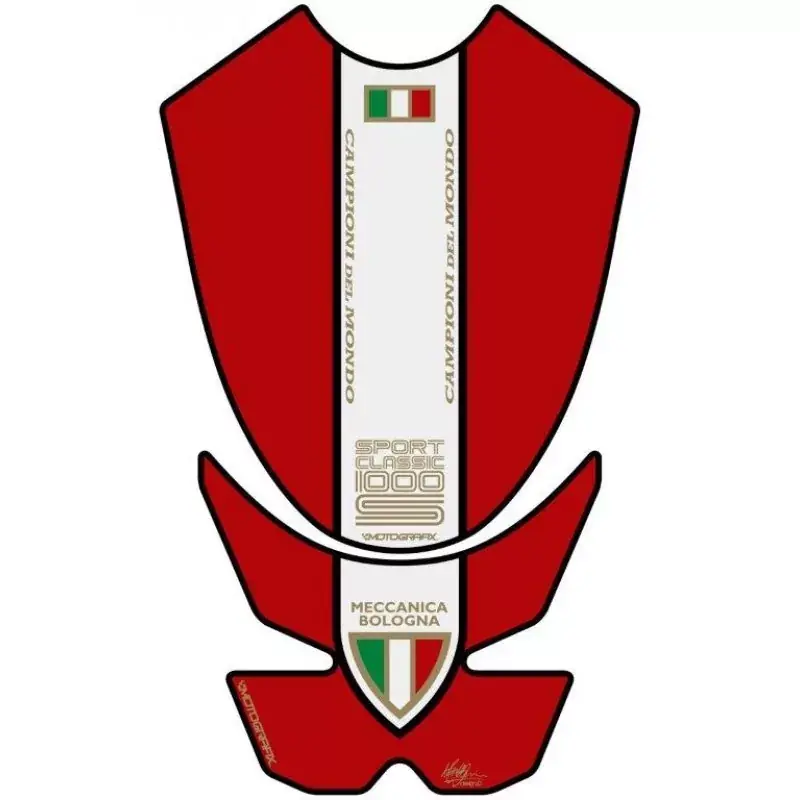 Nur Heute Motografix 3D Gel Tank Pad Protector TDSCSR passend für Ducati Sport Classic 1000s