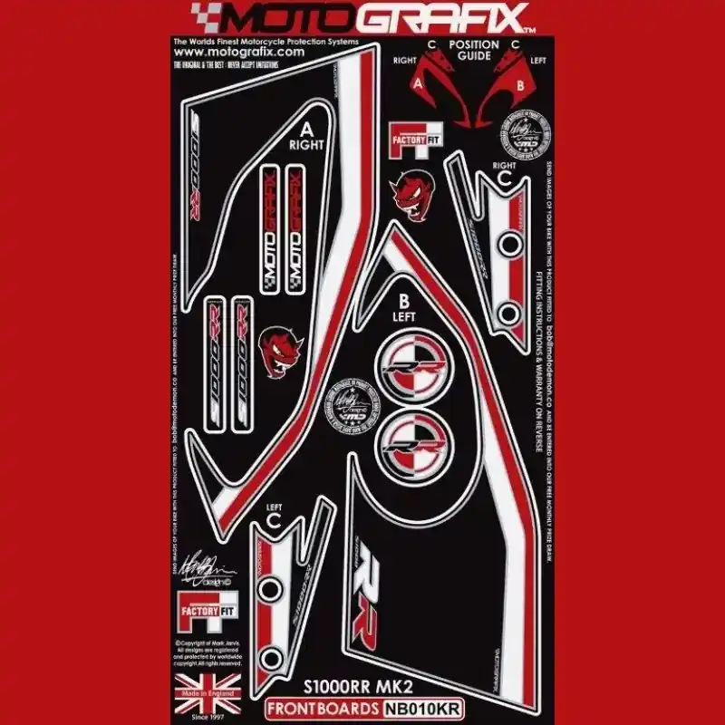 Wochenendangebot Motografix Steinschlagschutz vorn passend für BMW S 1000 RR 2015-2016