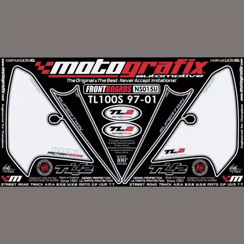 Highlight Motografix Steinschlagschutz vorn passend für Suzuki TL 1000 S