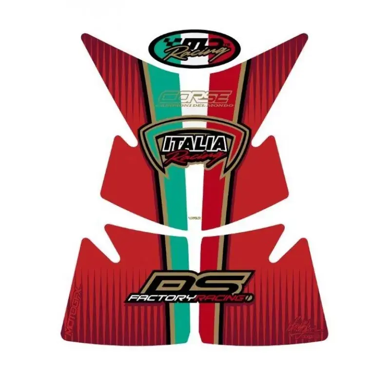 Motografix 3D Gel Tankpad TD012R passend für Ducati Multistrada DS Corse Solange Der Vorrat Reicht