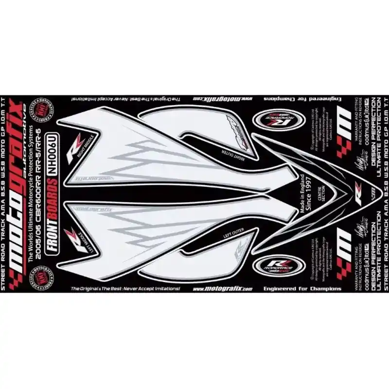 Markenprodukt Motografix Steinschlagschutz passend für Honda CBR 600 RR 2005-2006