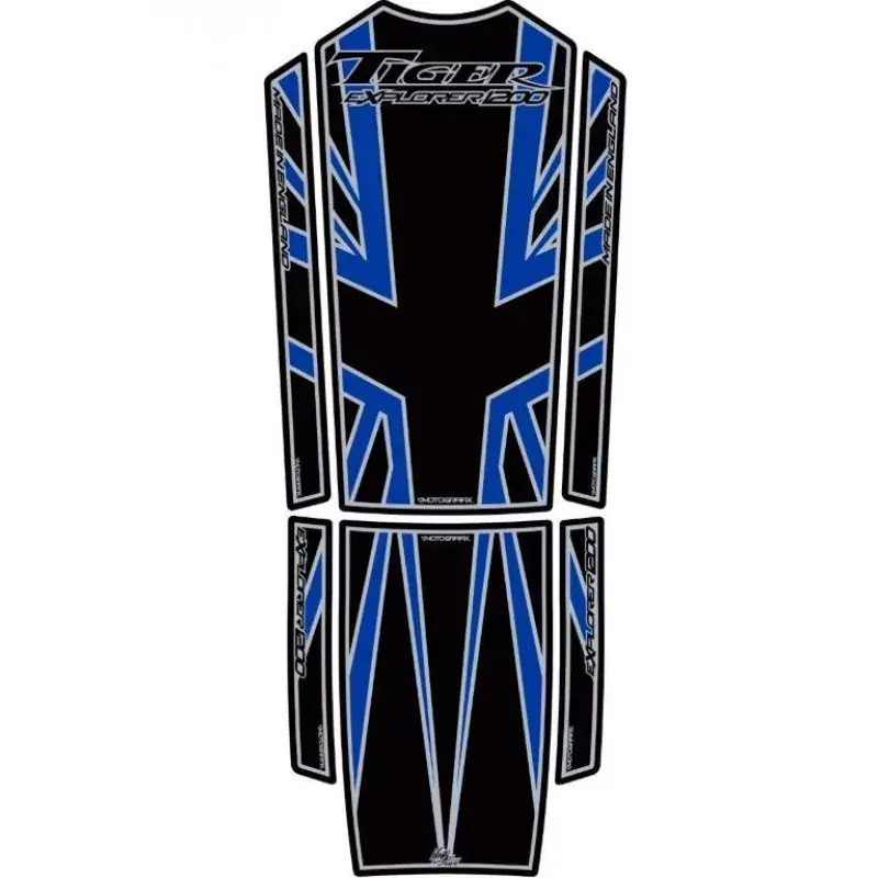 Echt Motografix 3D Gel Tank Pad passend für Triumph Tiger Explorer 1200