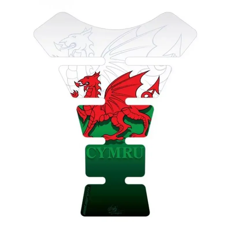 Motografix CYMRU Welsh Dragon 3D Gel Tank Pad Protector ST066 Preisreduziert