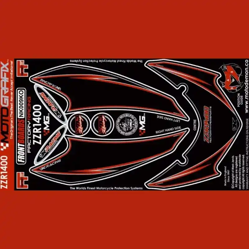 Motografix Steinschlagschutz vorn passend für Kawasaki ZZR 1400 Neuheit