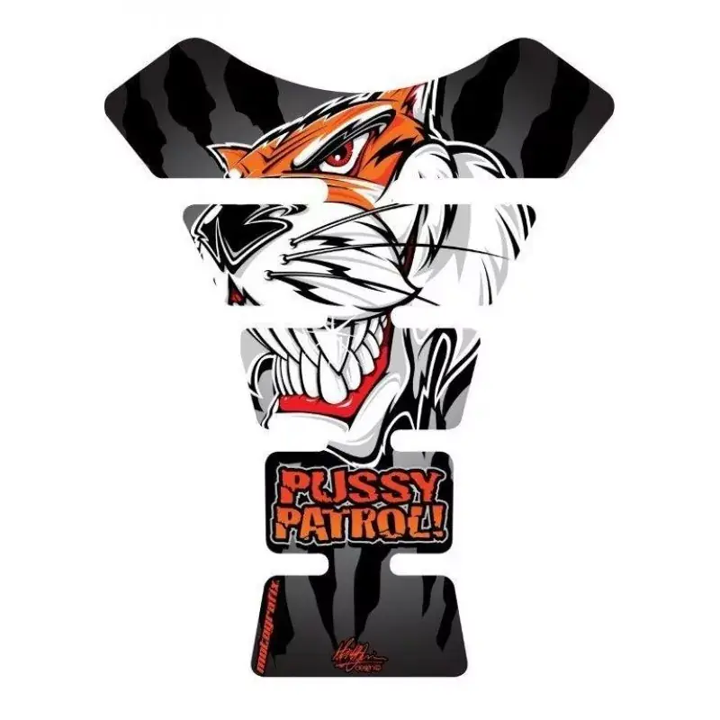 Motografix Pussy Patrol 3D Gel Tank Pad Protector ST019 Expressversand