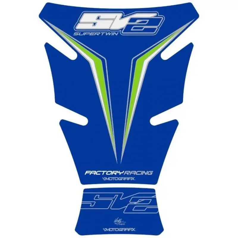 Motografix 3D Gel Tank Pad Protector Red passend für Suzuki SV 650 / 1000 Kostenloser Rückversand