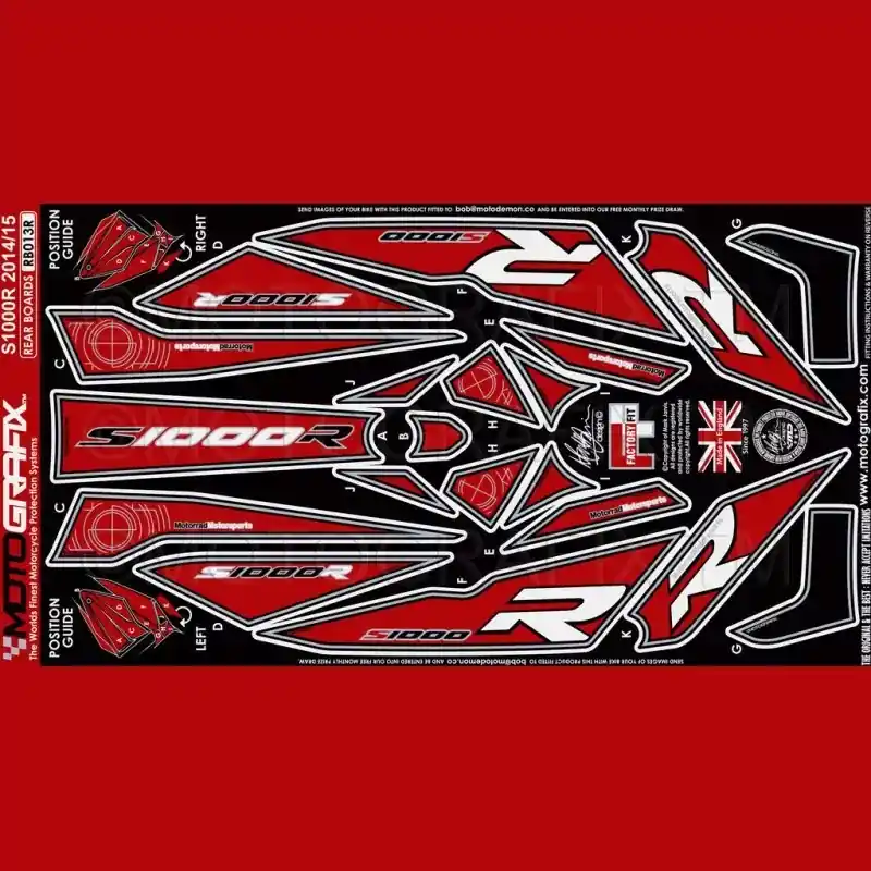 Meistverkauft Motografix Steinschlagschutz hinten passend für BMW S 1000 R 2014-2016