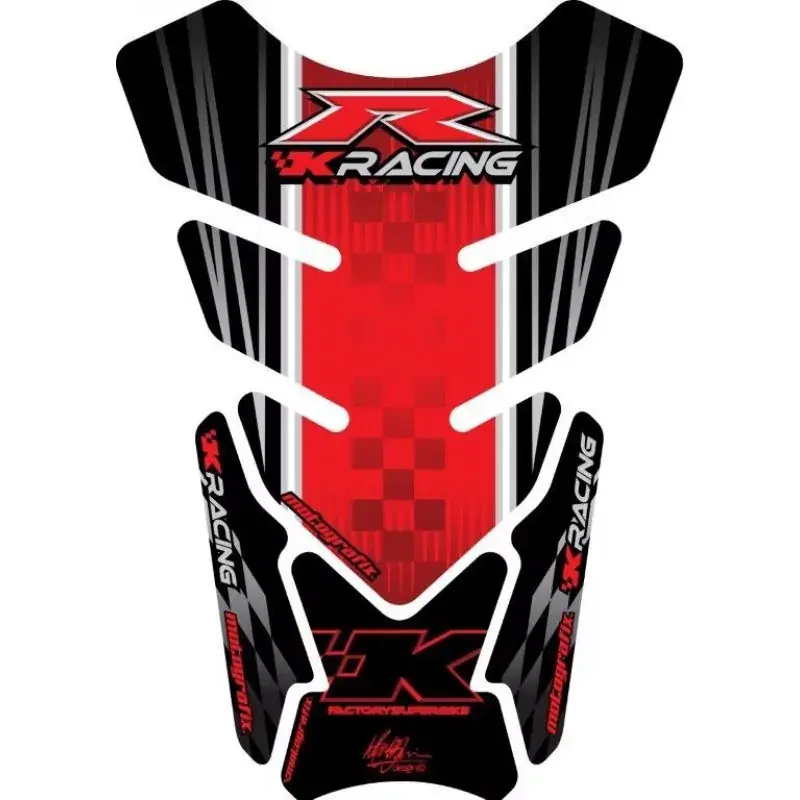 Motografix 3D Gel Tank Pad Protector passend für Kawasaki ZX-6 / 7 / 10 R Top-Seller