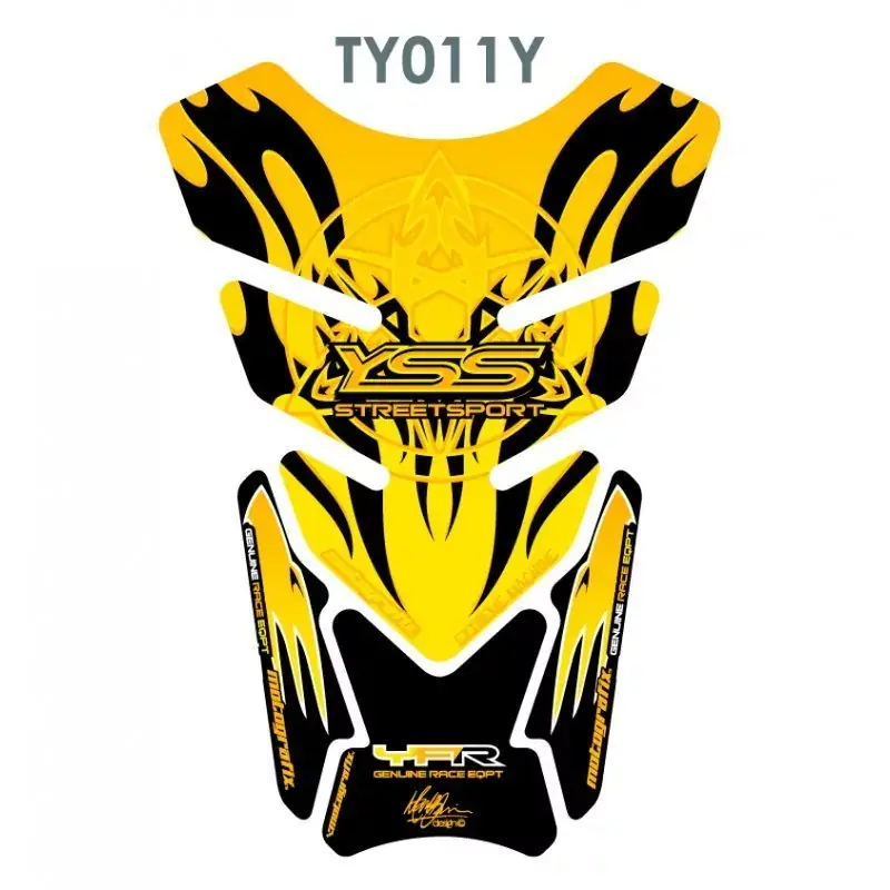 Knallerangebot Motografix 3D Gel Tank Pad Yellow passend für Yamaha