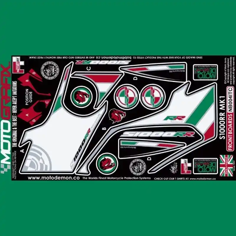 Abverkauf Motografix Steinschlagschutz vorne passend für BMW S 1000 RR 2009-2011