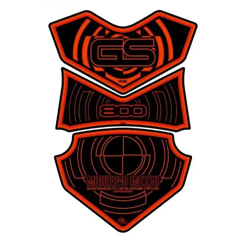 Motografix 3D Gel Tank Pad TB011KO passend für BMW F 800 GS Echt