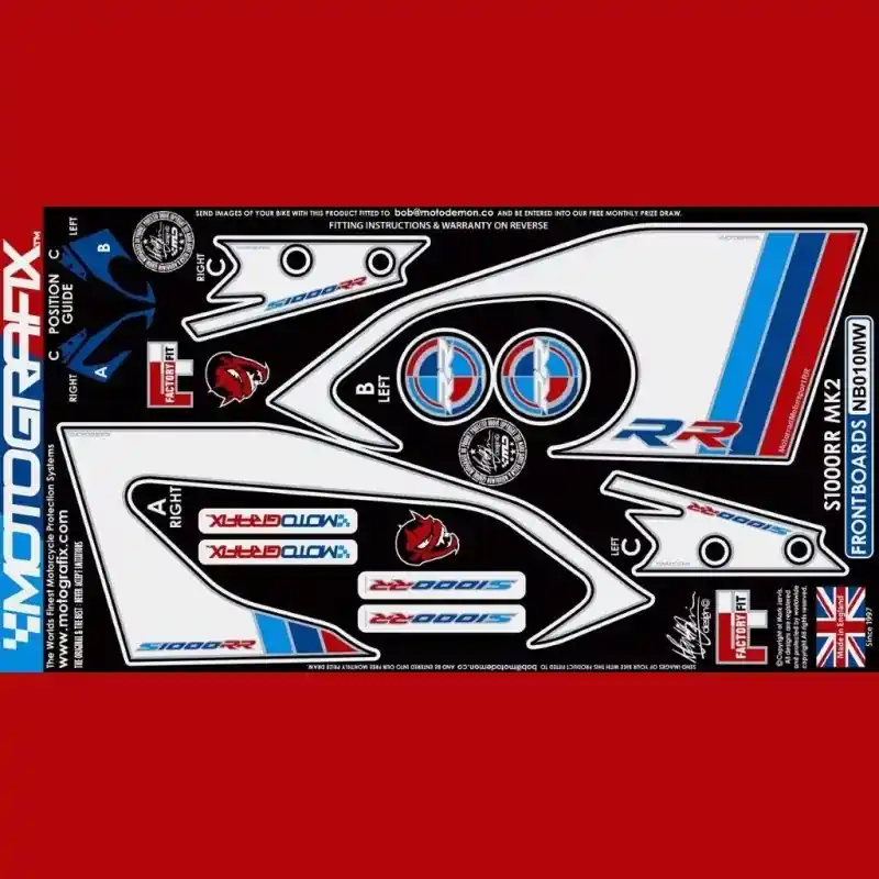 Garantierte Lieferung Motografix Steinschlagschutz vorn passend für BMW S 1000 RR 2015-2016