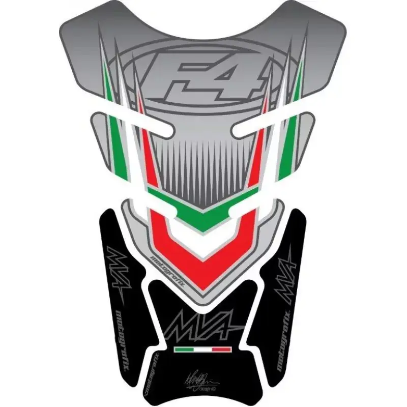 Highlight Motografix 3D Gel Tank Pad Protector passend für MV Agusta F4