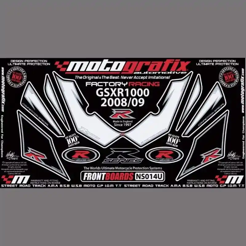 Motografix Steinschlagschutz passend für Suzuki GSX-R 1000 2009-2011 NS014U Highlight