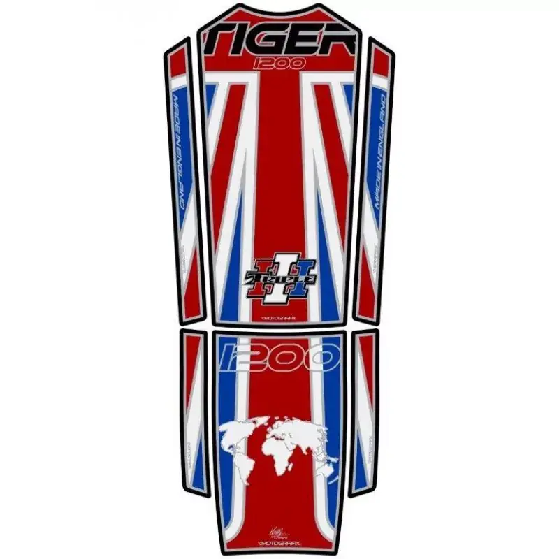 Neu Motografix 3D Gel Tank Pad passend für Triumph Tiger Explorer 1200