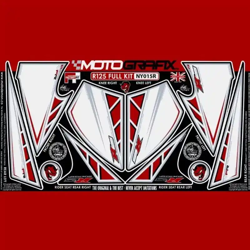 Ausverkauf Motografix Steinschlagschutz Set passend für Yamaha YZF-R 125 NY015R