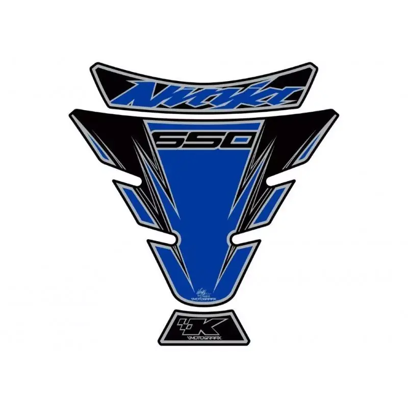 Motografix 3D Gel Tankpad Blau passend für Kawasaki Ninja 650 TK018B Neu Im Sortiment